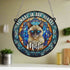 Cat Siamese Memorial Stained Glass Effect Suncatcher